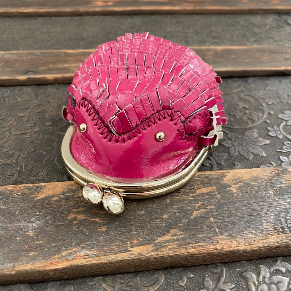 Kate spade pink hedgehog corn purse